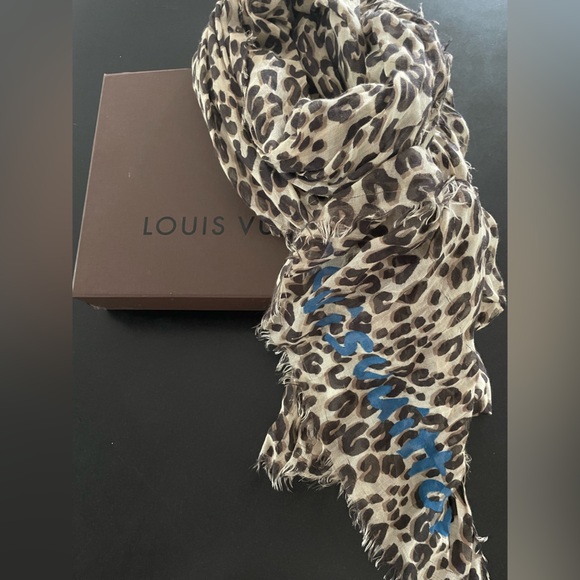 Louis Vuitton x Stephen Sprouse Leopard Stole/Scarf/Shawl - Picture 1 of 8